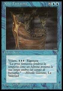 Carta MTG-Nave Fantasma-L'Oscruritò-ITA-Good-Common