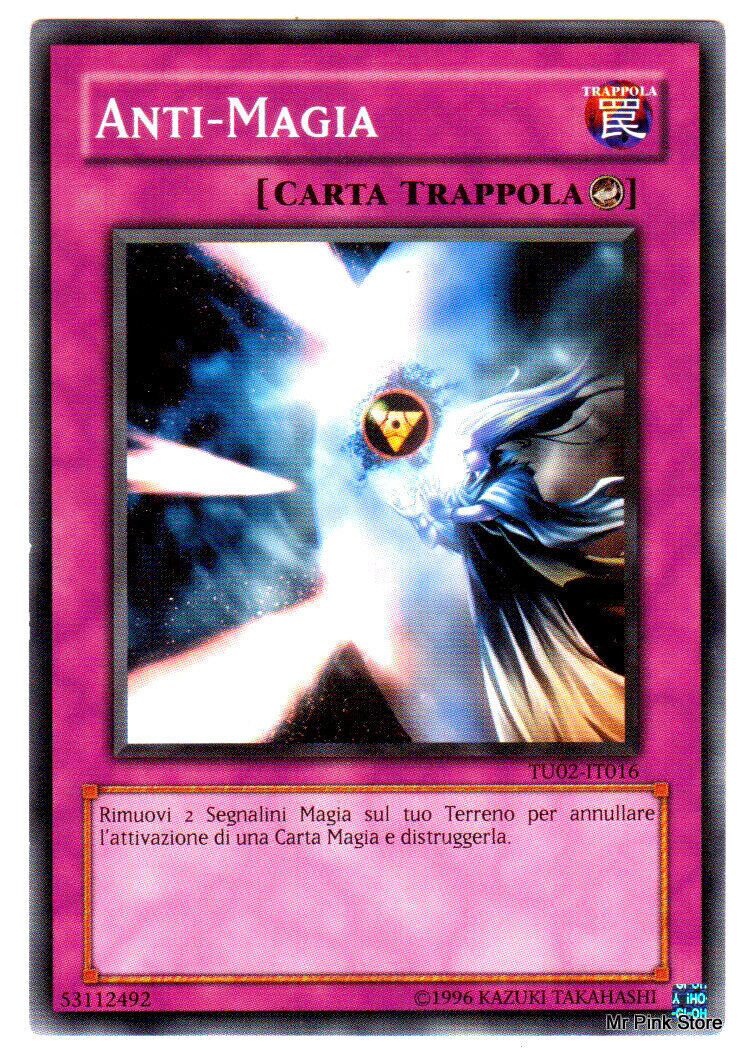 Carta YUGIOH-Anti-Magia-TU02-IT016-ITA-EX-Common