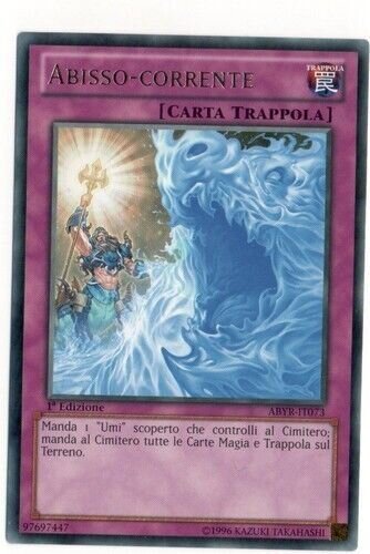 Carta YUGIOH-Abisso-corrente-ABYR-IT073-ITA-EX-Rare 1.Ed