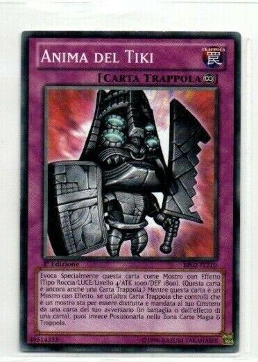 Carta YUGIOH-Anima del Tiki (V.1)-BP02-ITA-EX-Common 1.Ed