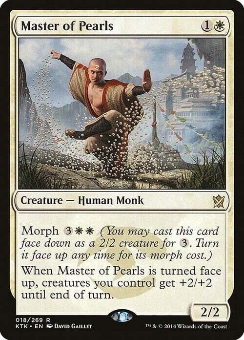 Carta MTG-Maestro delle Perle-Khans of Tarkir-ITA-EX-Rare