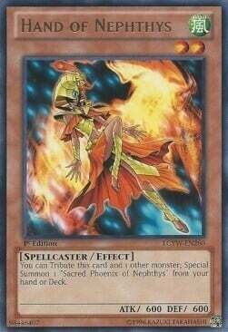 Carta YUGIOH-Arcidiacono di Nephtys-LCYW-IT260-ITA-Good-Rare 1.Ed
