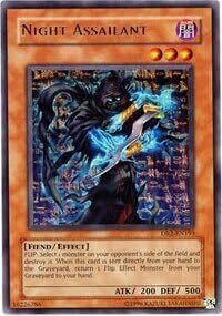 Carta YUGIOH-Assalitore Notturno-DR2-IT193-ITA-Good-Rare