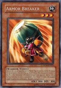 Carta YUGIOH-Armor Breaker-DP06-EN009-EN-EX-Rare 1.Ed