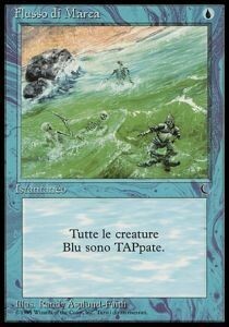 Carta MTG-Flusso di Marea-L'Oscruritò-ITA-EX-Common