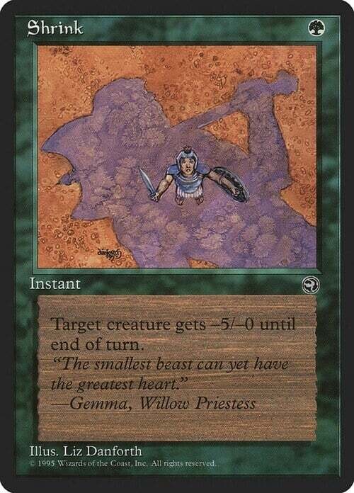Carta MTG-Rimpicciolire (V.1)-Origini-ITA-Good-Common