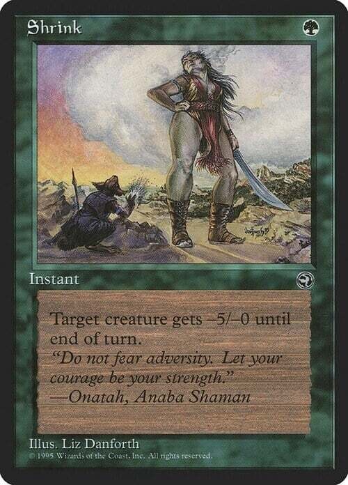 Carta MTG-Rimpicciolire (V.2)-Origini-ITA-Played-Common