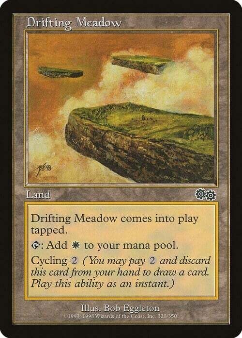 Carta MTG-Prateria Sospesa-Saga di Urza-EN-Good-Terra
