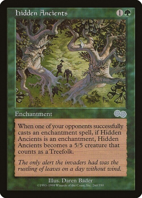 Carta MTG-Antichi Nascosti-Saga di Urza-EN-EX-Uncommon