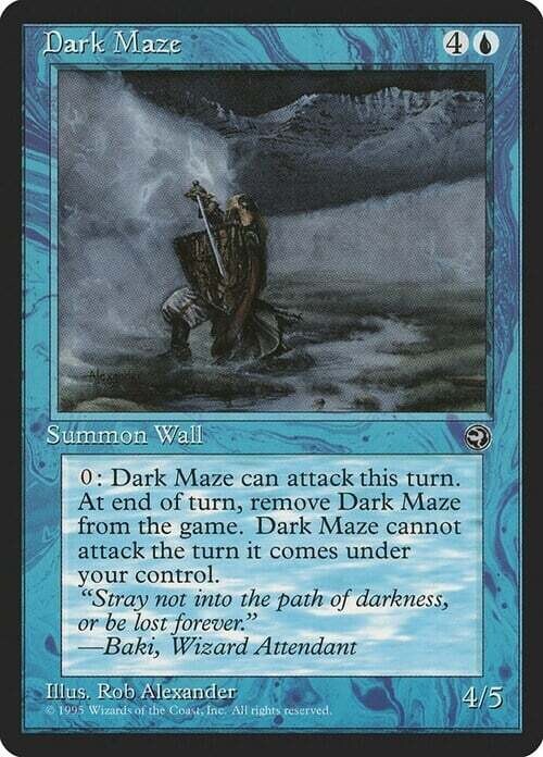 Carta MTG-Labirinto Oscuro (V.2)-Origini-ITA-Good-Common