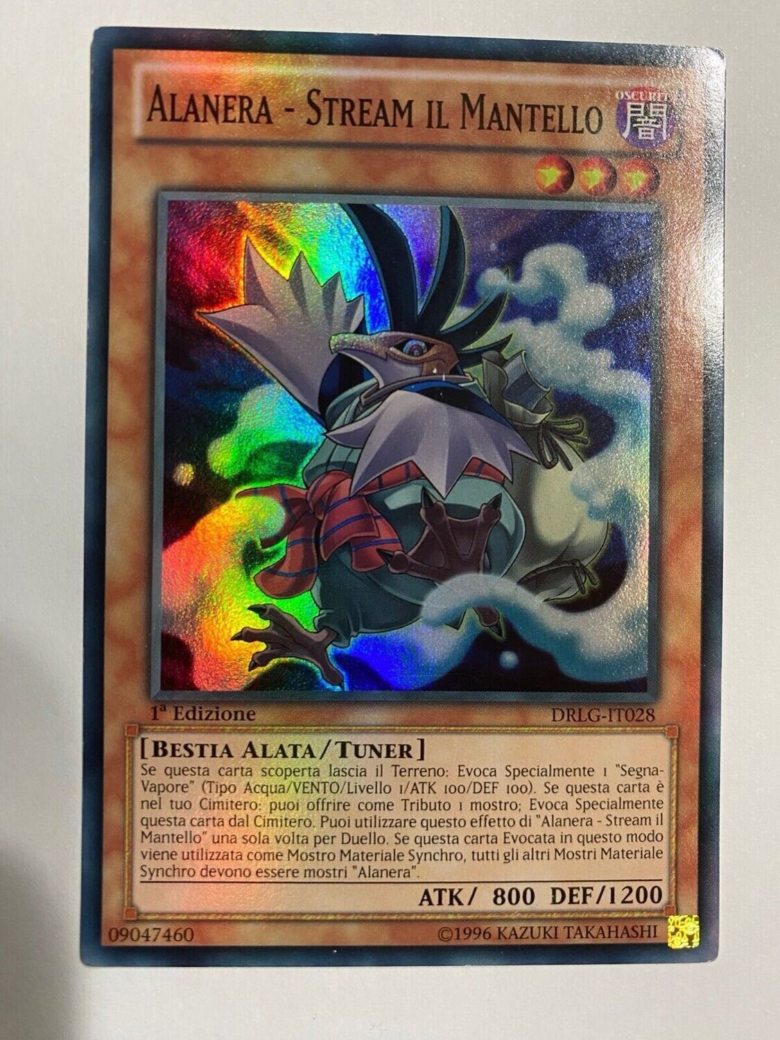 Carta YUGIOH-Alanera - Stream il Mantello-DRLG-IT028-ITA-NM-Super Rare 1.Ed