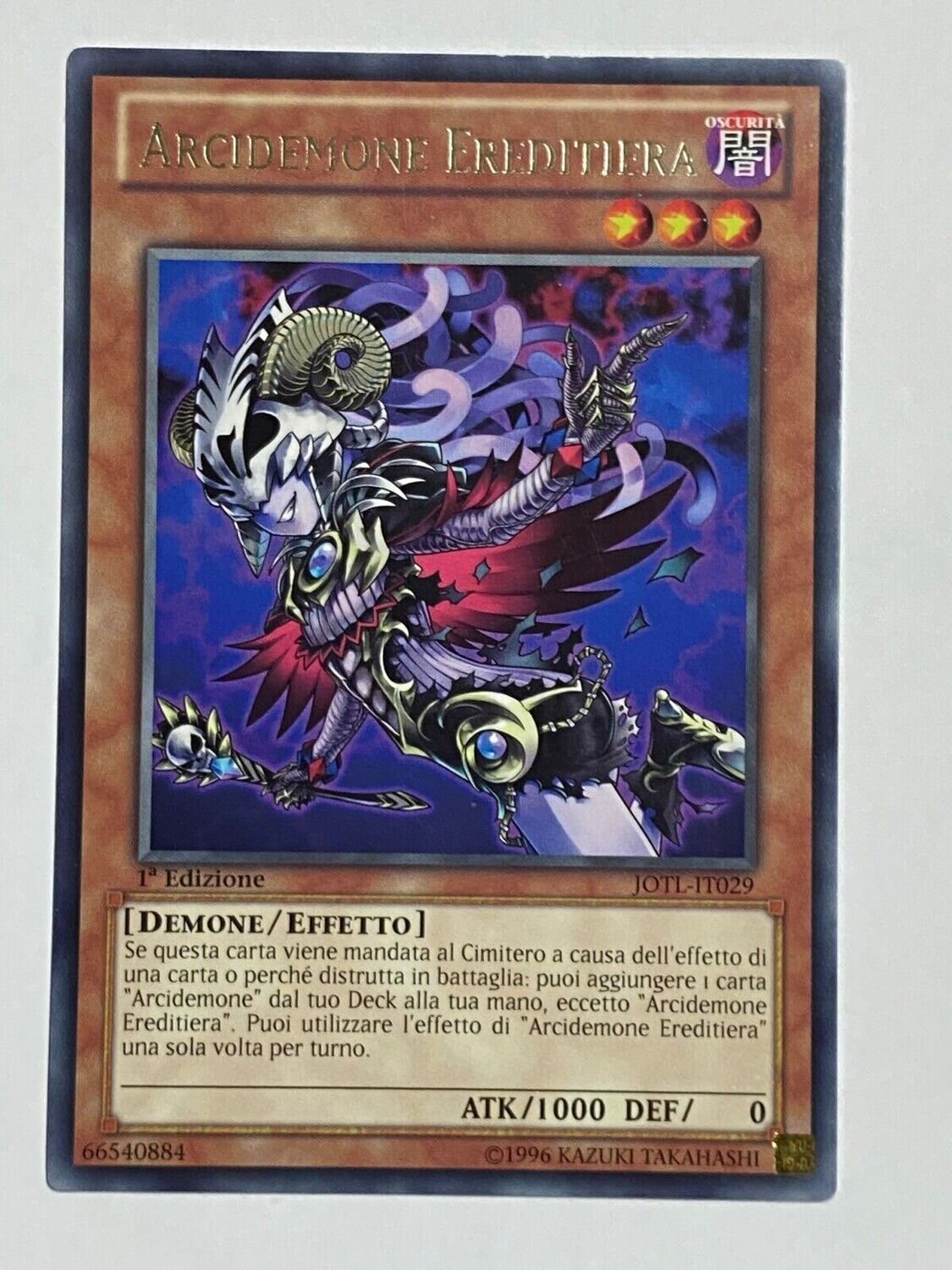 Carta YUGIOH-Arcidemone Ereditiera-JOTL-EN029-EN-EX-Rare