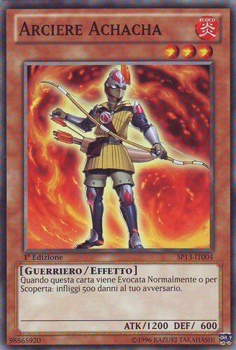 Carta YUGIOH-Achacha Archer-SP13-EN004-EN-Poor-Common 1.Ed