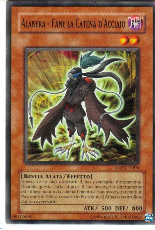 Carta YUGIOH-Alanera - Fane la Catena d'Acciaio-ANPR-IT006-ITA-Good-Common