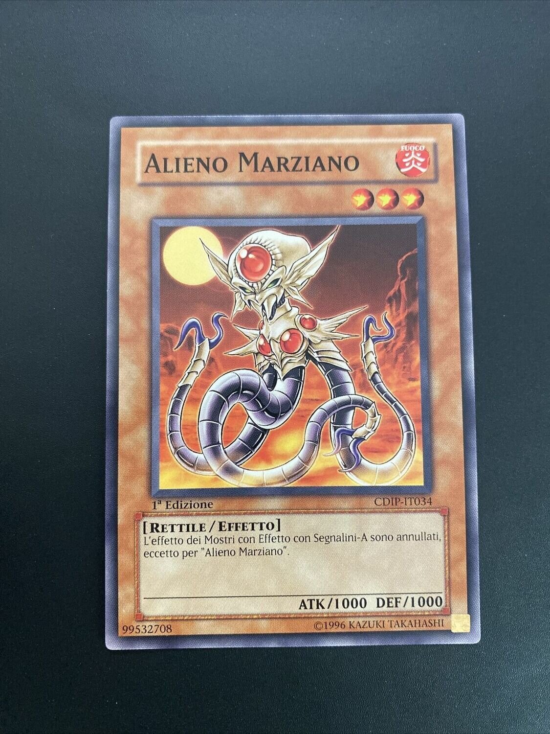 Carta YUGIOH-Alieno Marziano-CDIP-IT034-ITA-Good-Common 1.Ed