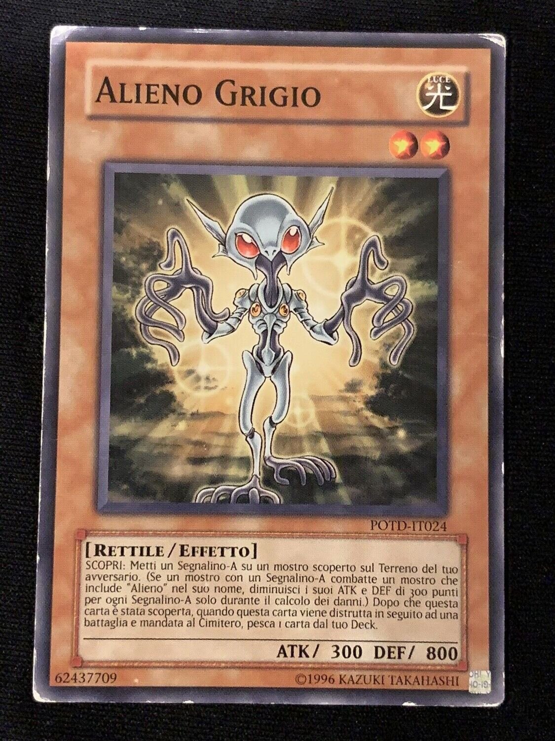 Carta YUGIOH-Alieno Infiltrato-POTD-IT024-ITA-LP-Common 1.Ed