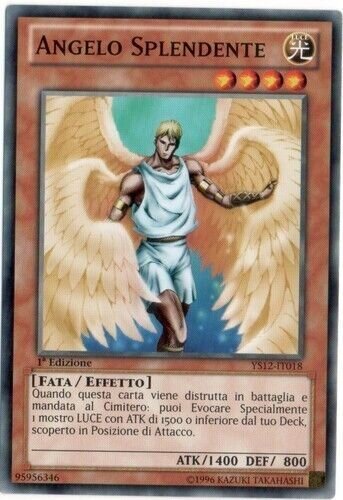 Carta YUGIOH-Angelo Splendente-YS12-IT018-ITA-Played-Common 1.Ed