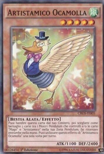 Carta YUGIOH-Artistamico Ocamolla-CROS-IT005-ITA-Good-Common 1.Ed