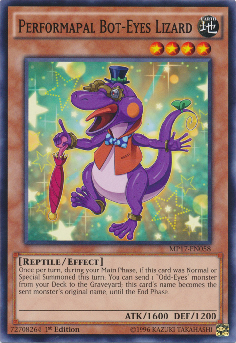 Carta YUGIOH-Artistamico Occhi Robotici Lucertola-TDIL-IT001-ITA-EX-Common 1.Ed