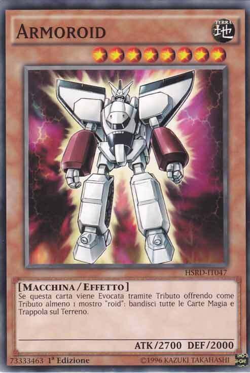 Carta YUGIOH-Armoroid-HSRD-IT047-ITA-EX-Common 1.Ed