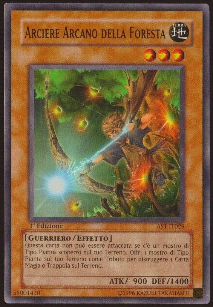 Carta YUGIOH-Arciere Arcano della Foresta-AST-IT029-ITA-Good-Common