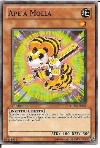 Carta YUGIOH-Ape a Molla-ORCS-IT024-ITA-EX-Common 1.Ed