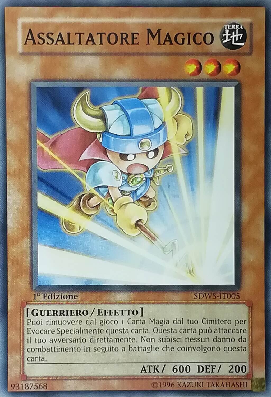 Carta YUGIOH-Assaltatore Magico-SDWS-IT005-ITA-LP-Common 1.Ed