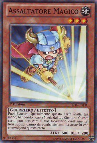 Carta YUGIOH-Assaltatore Magico-BP02-IT050-ITA-EX-Common 1.Ed