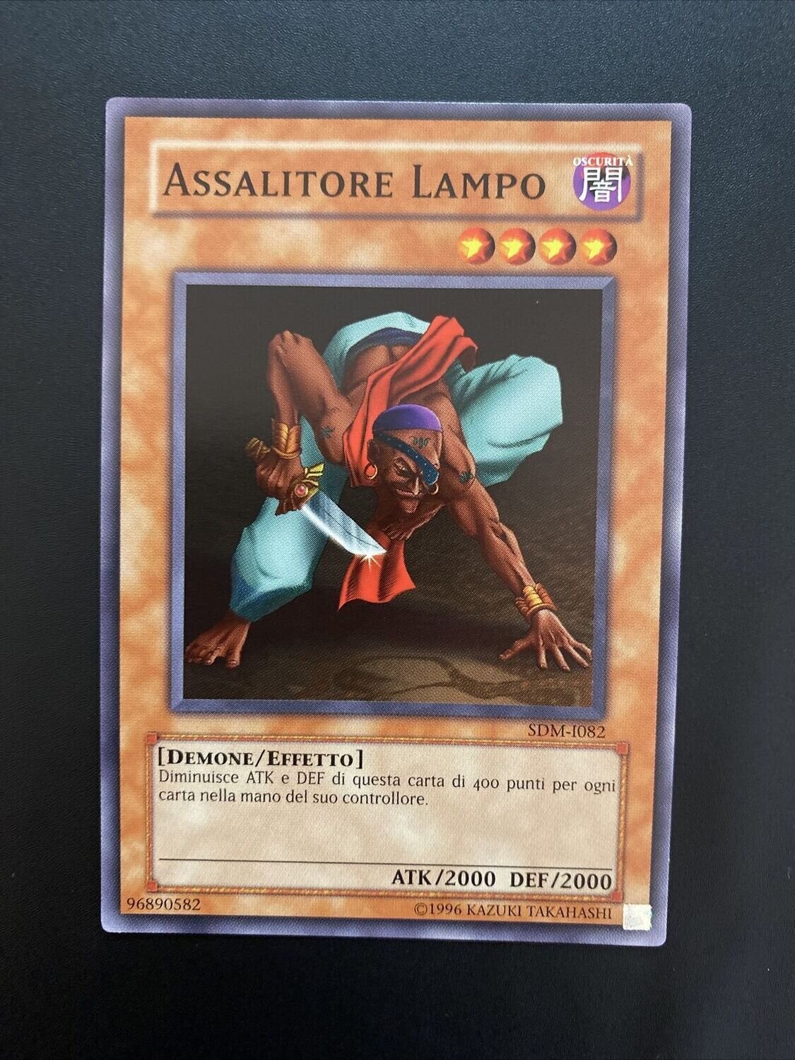 Carta YUGIOH-Assalitore Lampo-SDM-I082-ITA-Poor-Common