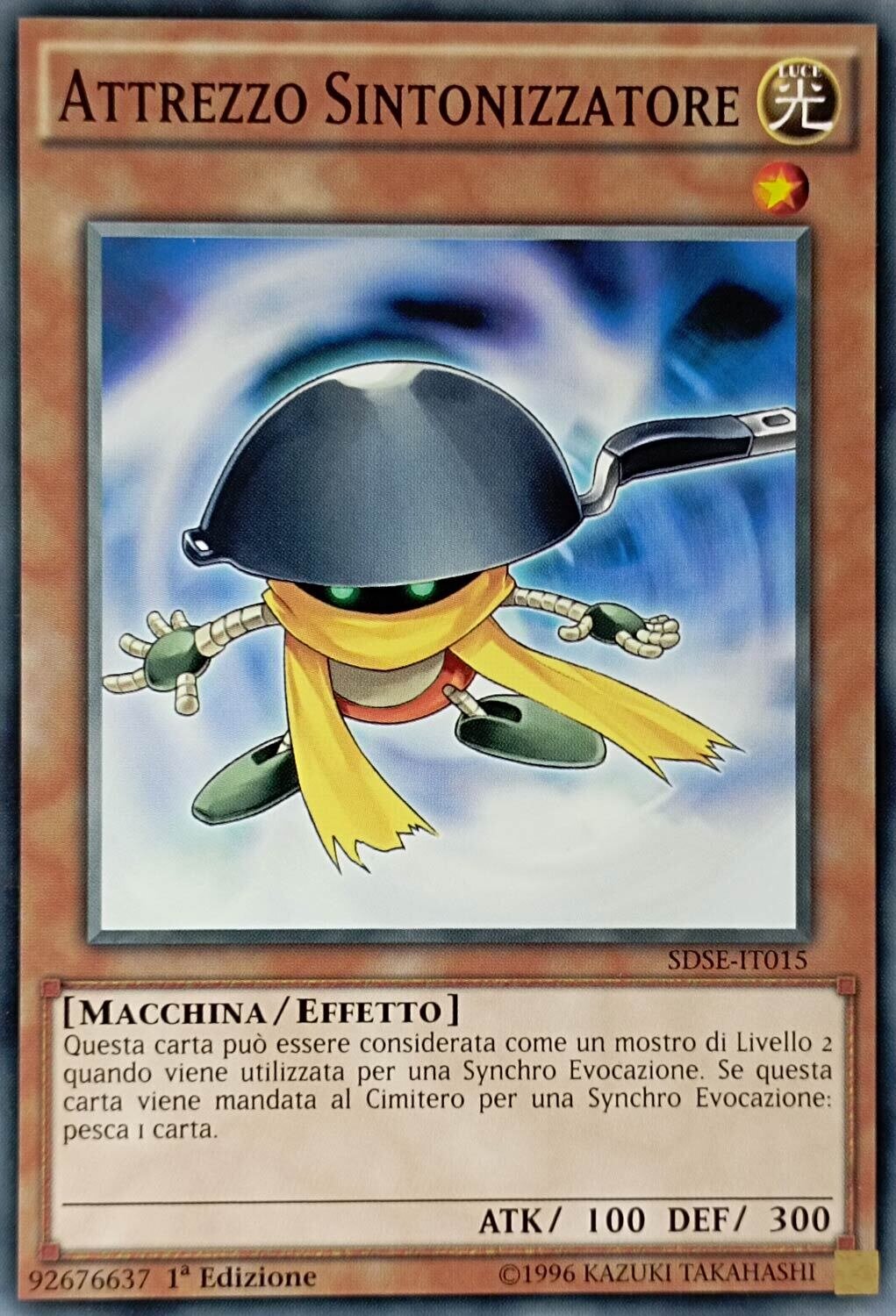 Carta YUGIOH-Attrezzo Sintonizzatore-SDSE-IT015-ITA-EX-Common 1.Ed