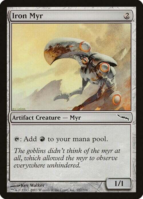 Carta MTG-Myr di Ferro-Mirrodin-ITA-Good-Common