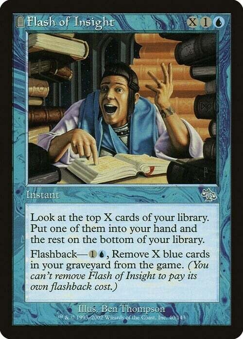 Carta MTG-Lampo di Genio-Sentenza-ITA-Played-Uncommon
