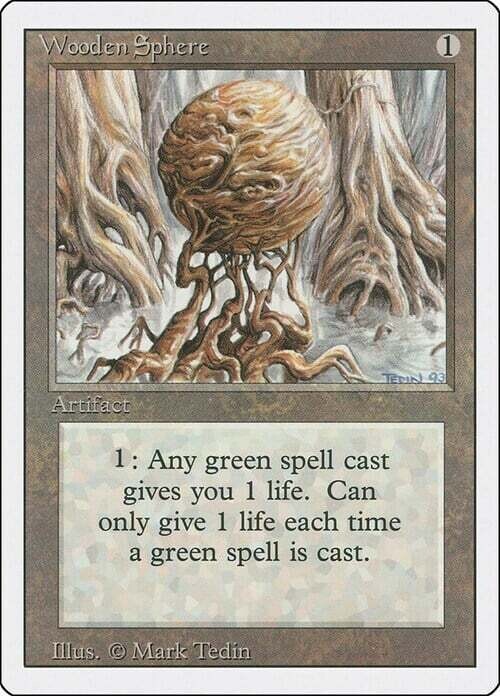 Carta MTG-Sfera di Legno-Revised-EN-Poor-Uncommon