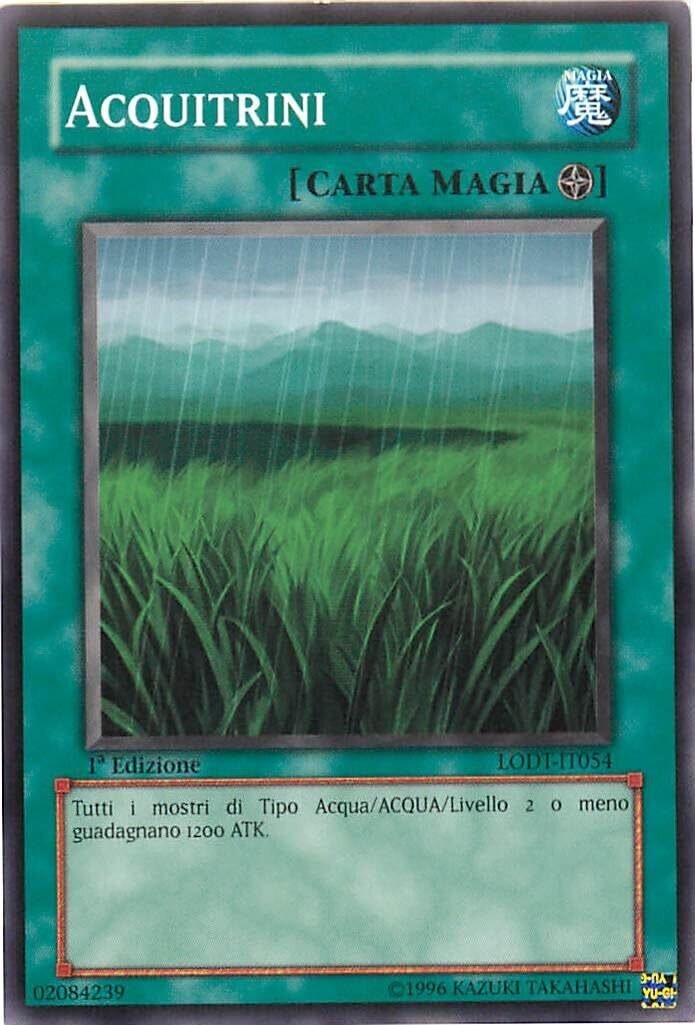 Carta YUGIOH-Acquitrini-LODT-IT054-ITA-EX-Common 1.Ed