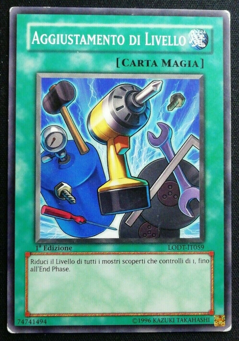 Carta YUGIOH-Aggiustamento di Livello-LODT-IT059-ITA-Good-Common 1.Ed