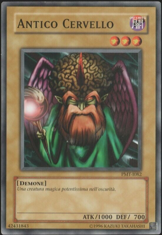 Carta YUGIOH-Antico Cervello-PMT-ITA-Good-Common