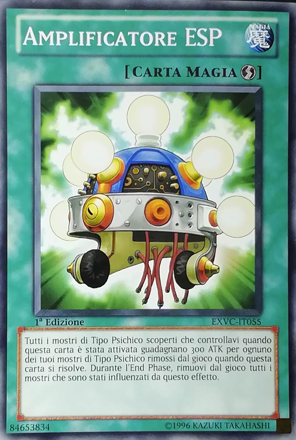 Carta YUGIOH-Amplificatore ESP-EXVC-IT055-ITA-Good-Common 1.Ed