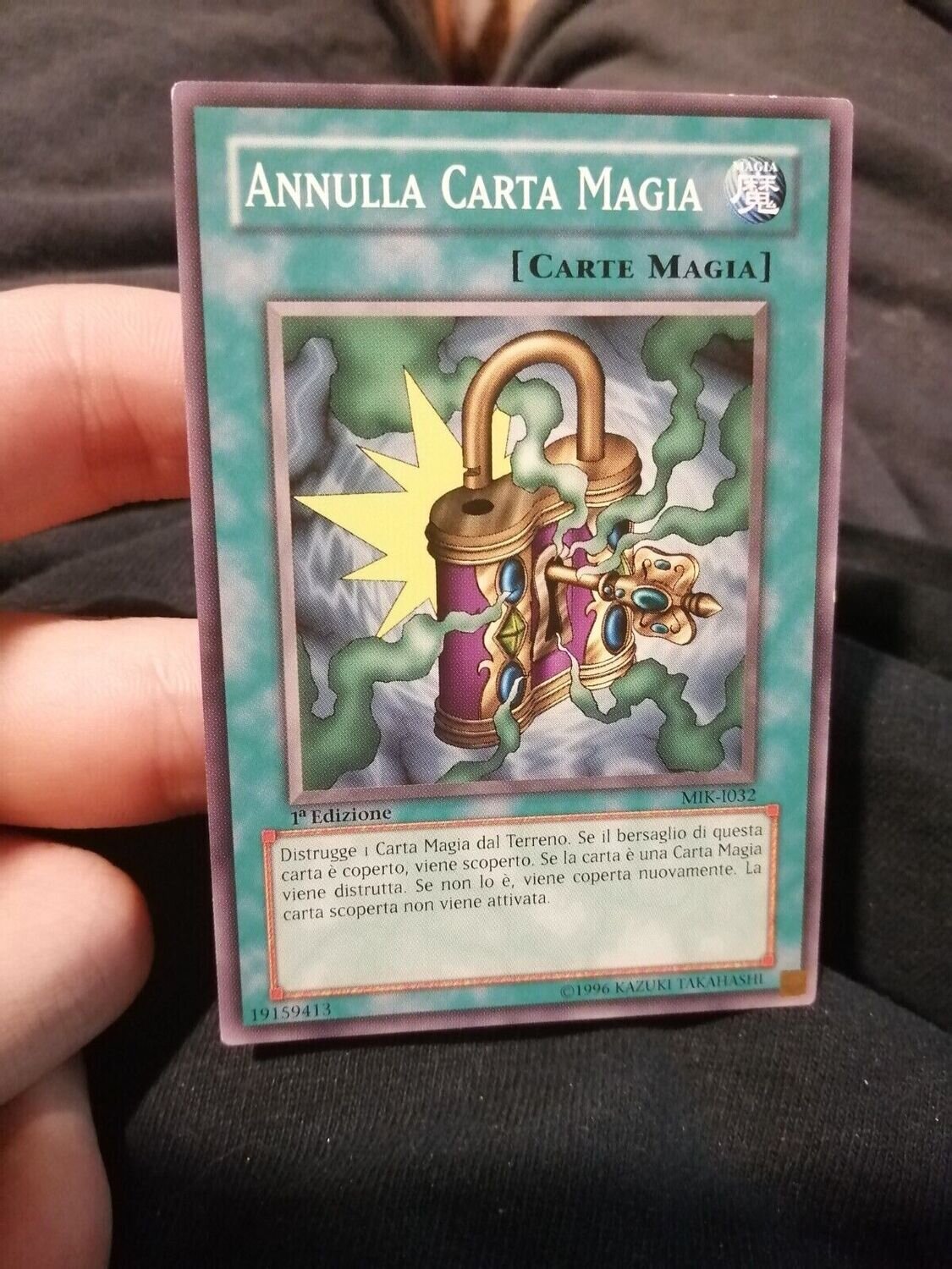 Carta YUGIOH-Annulla Carta Magia-MIK-I032-ITA-Poor-Common 1.Ed