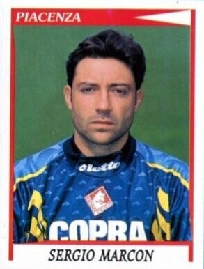 Figurina - Calciatori Panini 1998-99 - Sticker 276 Sergio Marcon - Nuova - ITALIA Figurina - Calciatori Panini 1998-99 - Sticker 276 Sergio Marcon - Nuova - ITALIA