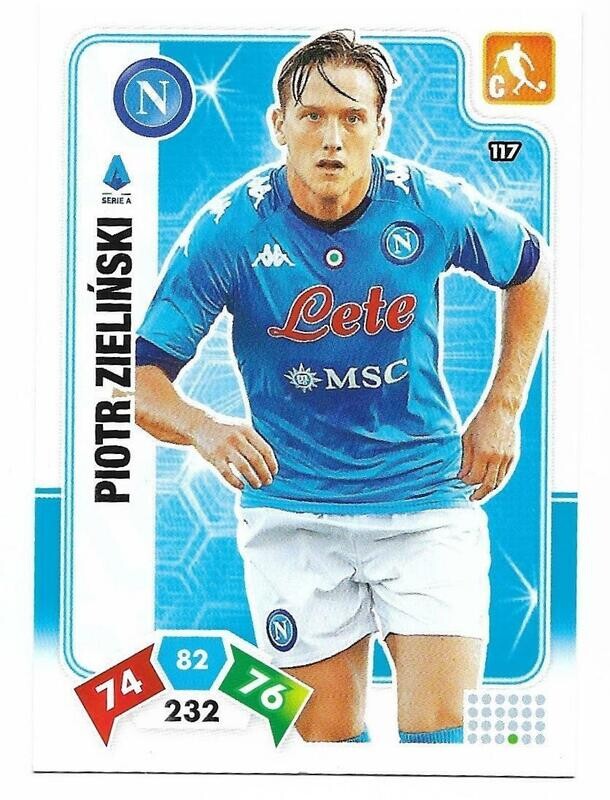 Trading card Adrenalyne 2020-21 - N°117 Piotr Zielinski  Napoli