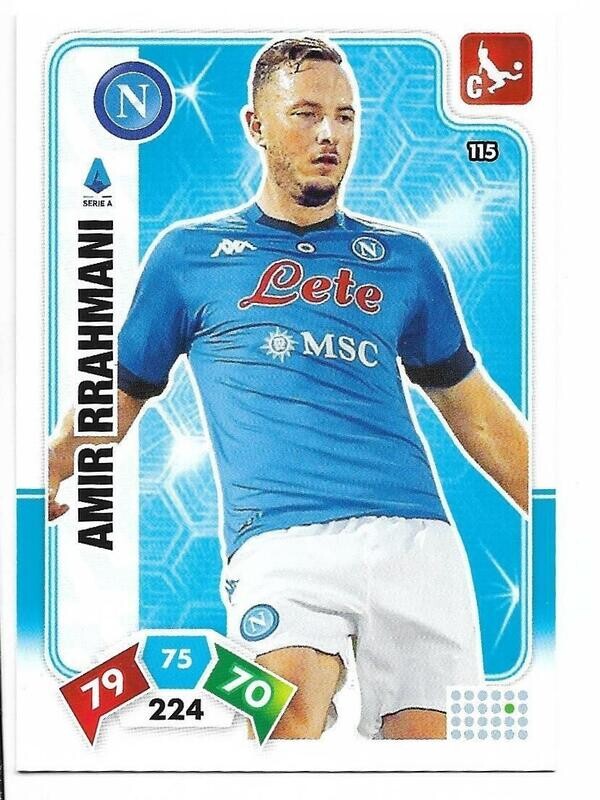 Trading card Adrenalyne 2020-21 - N°115 Amir Rrahmani  Napoli