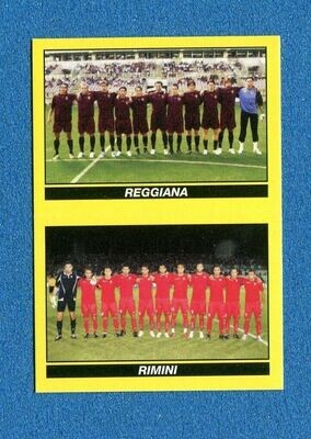 Calciatori 2009-10 - Sticker no. 681 a-b Reggiana-Rimini Calciatori 2009-10 - Sticker no. 681 a-b Reggiana-Rimini