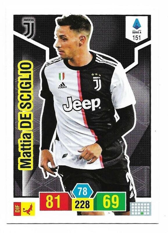 Trading card Adrenalyne 2019-20 - N°151 Mattia De Sciglio  Juventus