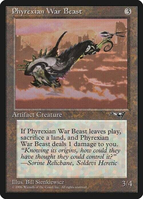 Carta MTG-Bestia da Guerra di Phyrexia (V.2)-Alleanze-ITA-Poor-Common