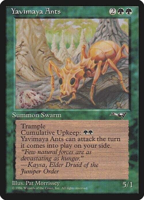 Carta MTG-Formiche di Yavimaya-Alleanze-ITA-Good-Uncommon