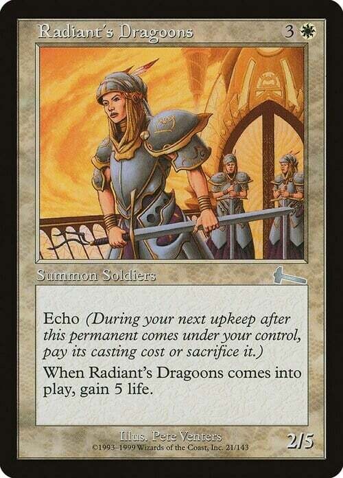 Carta MTG-Dragoni di Radiant-Eredità di Urza-EN-Played-Uncommon