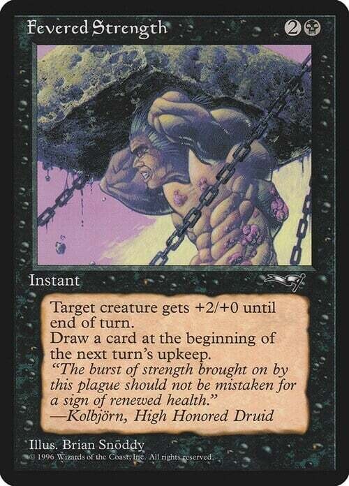 Carta MTG-Forza Febbrile (V.1)-Alleanze-ITA-LP-Common