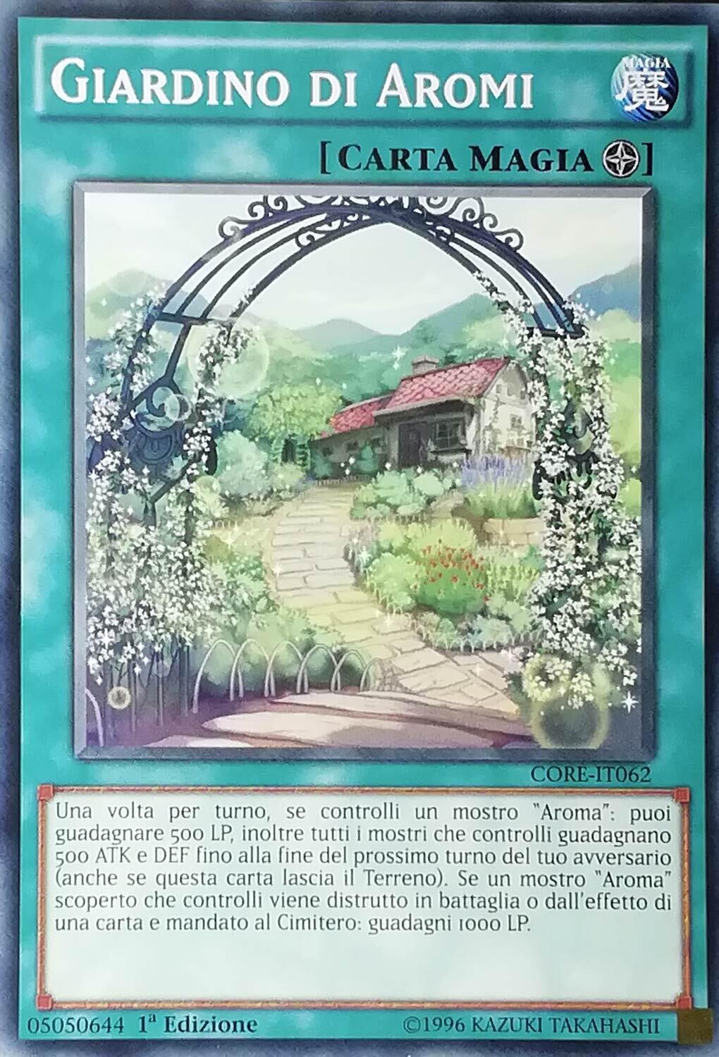 Carta YUGIOH-Aroma Garden-CORE-EN062-EN-EX-Common 1.Ed