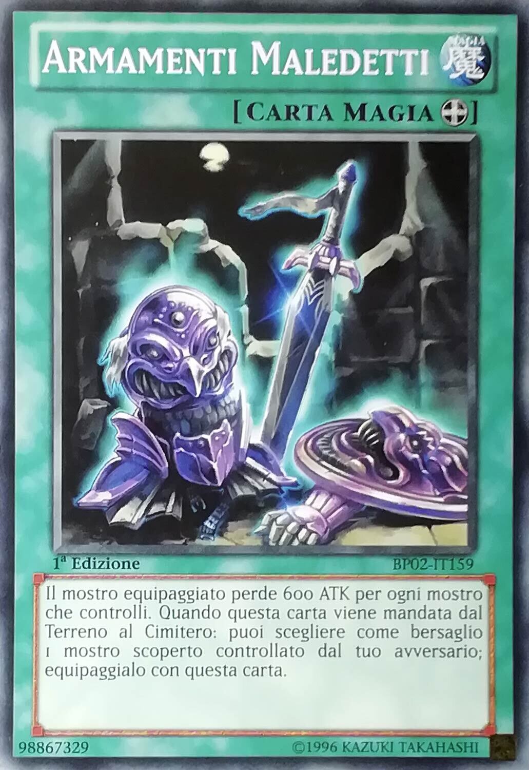 Carta YUGIOH-Armamenti Maledetti-BP03-IT169-ITA-EX-Common 1.Ed