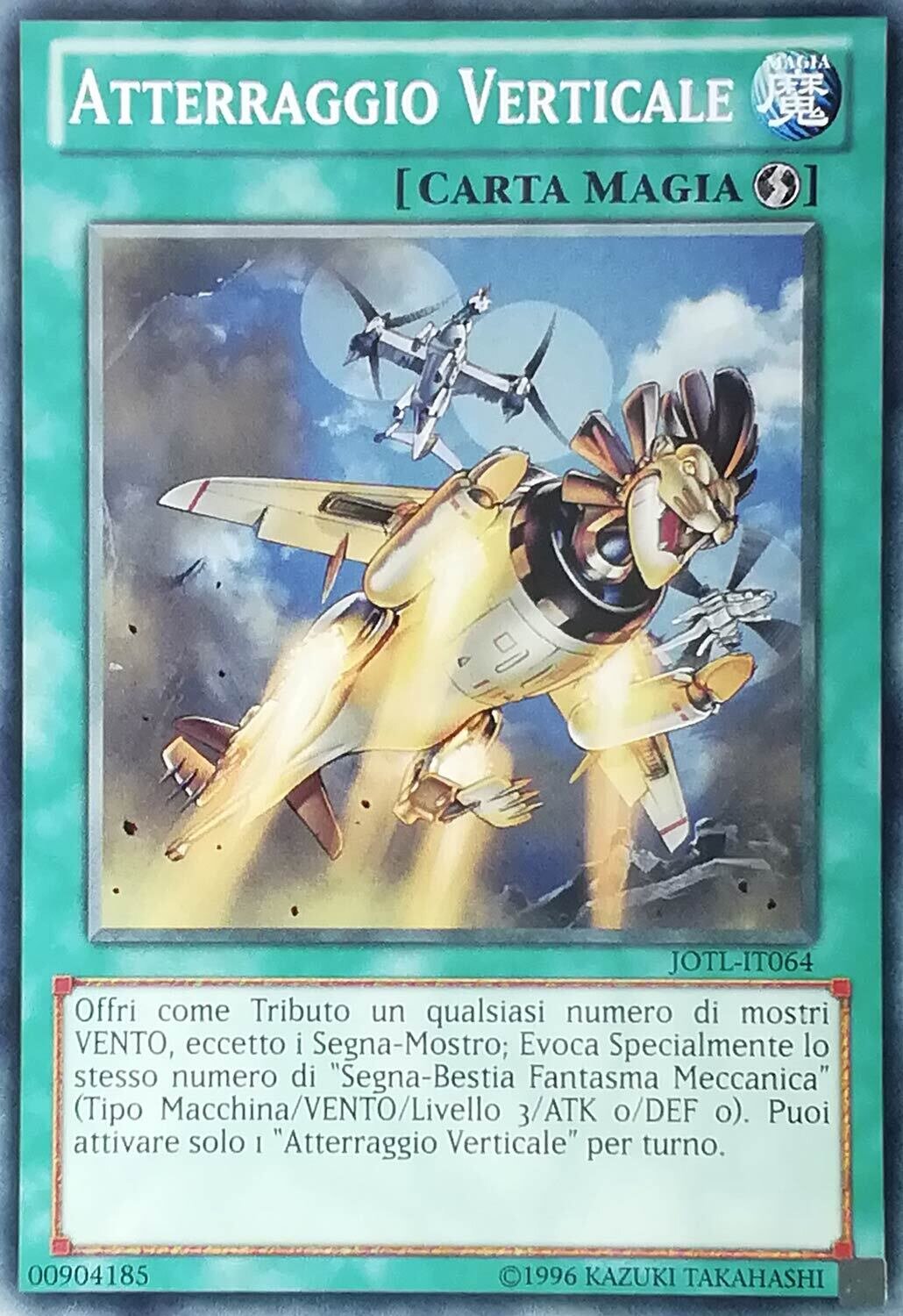 Carta YUGIOH-Atterraggio Verticale-JOTL-IT064-ITA-EX-Common